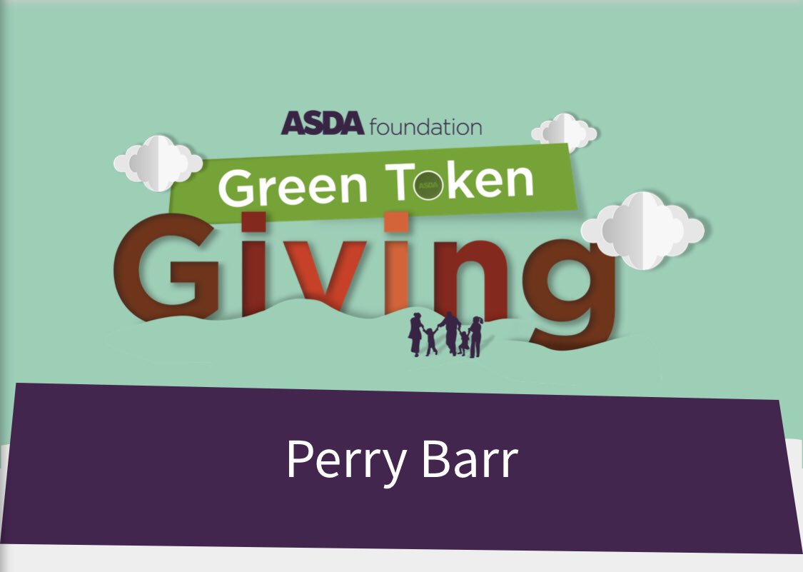 Great news!! We have been chosen to take part in Asda’s brand new online Green Token scheme through our local Perry Barr store. Voting is now live and closes midnight Saturday 31st July just visit asda.com/green-tokens/s…