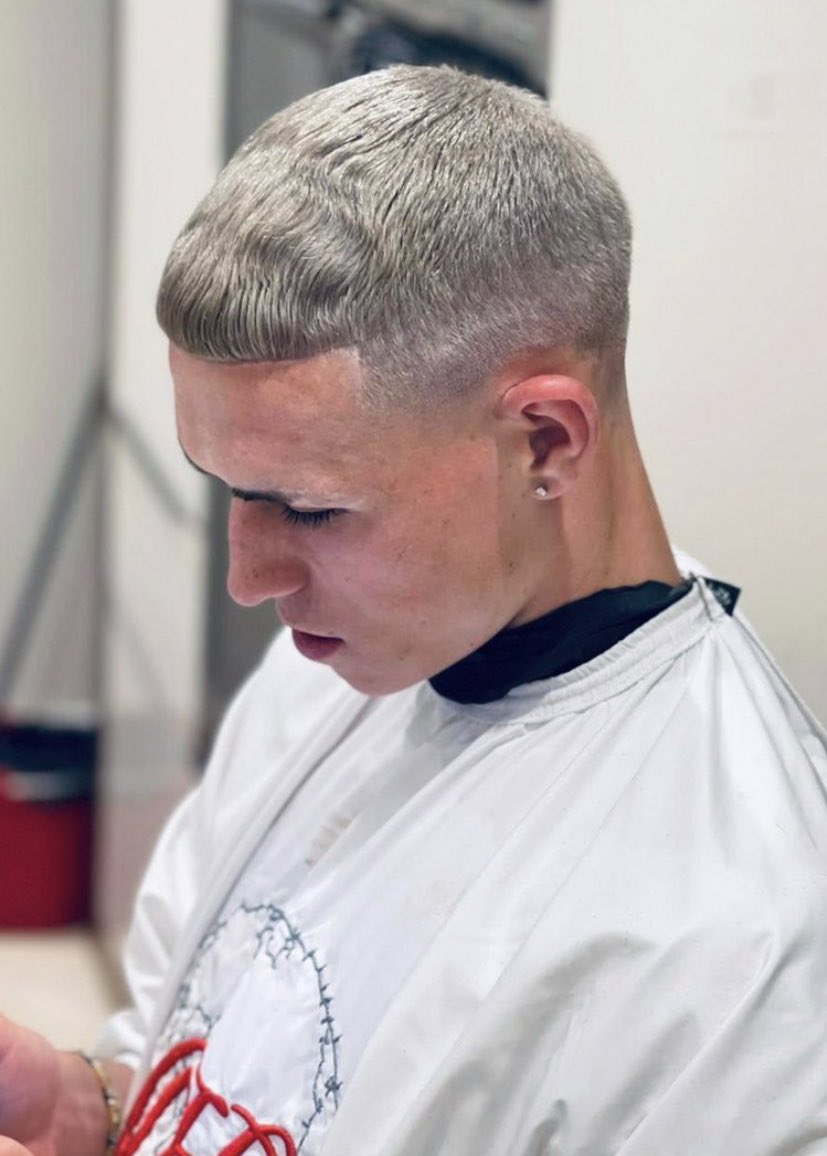 Sarm7entooo's tweet photo. Wasn’t convinced on the Foden &amp; Gazza comparisons, but now he’s dyed his hair I’m fully sold &amp; it’s coming home! https://t.co/sONL16MoR9