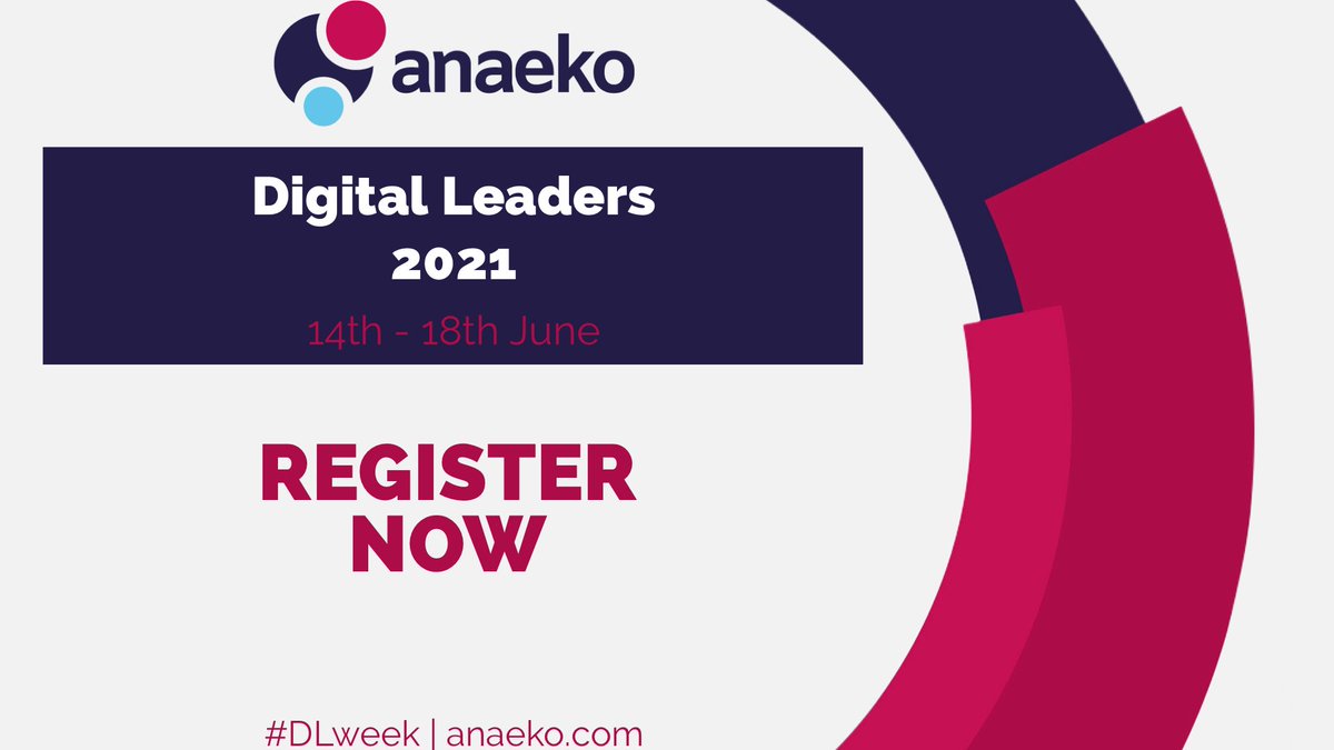 With less than a week until <a href="/DigiLeaders/">Digital Leaders</a> week 2021 commences! There is still time to register for a number of events across the week, including this years annual lecture led by @alistairjinks

To register follow the link below: hubs.la/H0PPfd40