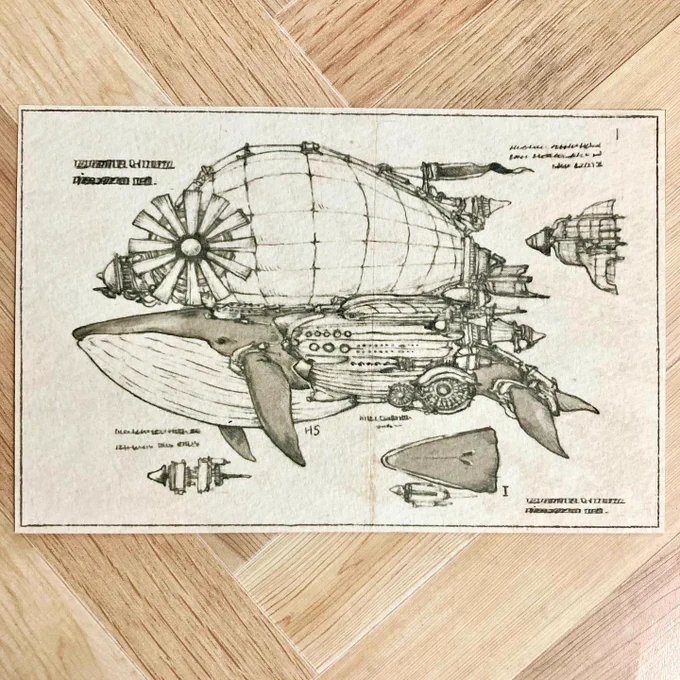 #世界海洋デー
空飛ぶ海洋生物たち* 