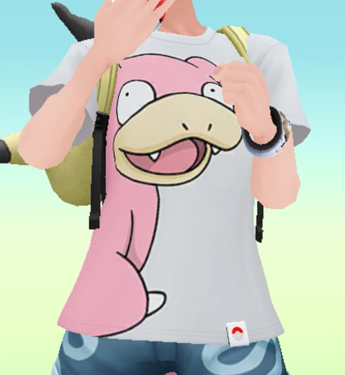 まにてゃん 人間界にもこの柄のビッグtシャツとか発売してほしいな ポケモンgo ヤドン祭 まにてゃん 人間界にもこの柄のビッグtシャツとか発売してほしいな ポケモンgo ヤドン祭