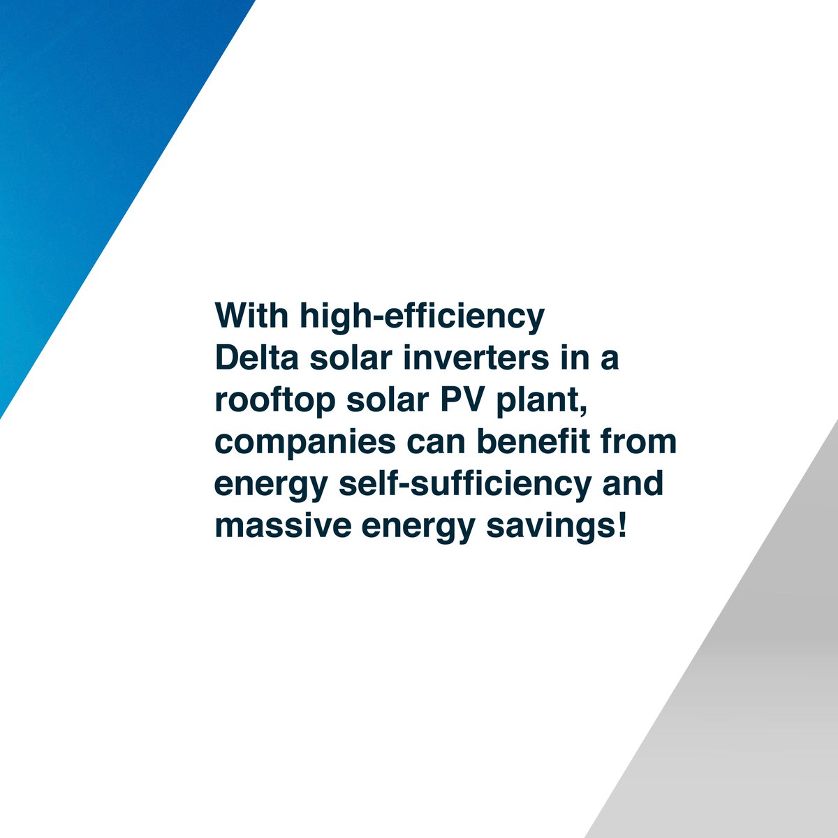 DeltaEMEA's tweet photo. Rising power bills are causing many industries and commercial establishments to revisit their #energyrequirements.
Delta #solarinverters achieve a #peakefficiency of up to 99.2 % and offer one of the widest operating temperature ranges available.
https://t.co/ERH5lSwd8T https://t.co/DuZNdonrU5