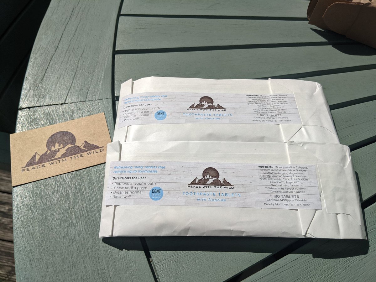 Switching to toothpaste tablets is one of the easiest plastic reduction changes I have made. Thanks <a href="/peacewithwild/">Peace With The Wild</a> #plasticfree