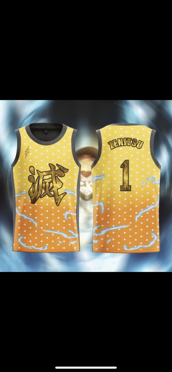 Pre-Order Zenitsu basketball Jersey – MKsjerseys