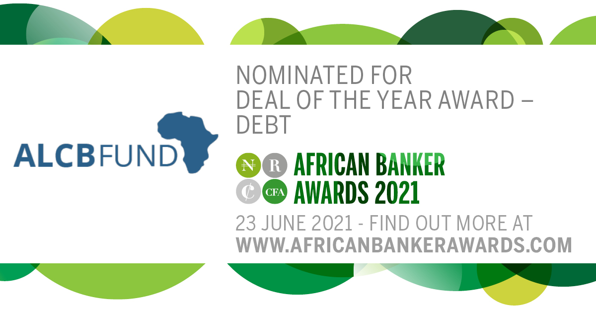 It is with great pleasure we announce that the ALCB Fund has been nominated for the African Banker Awards 2021 in the following category: Deal of the Year Debt The African Local Currency Bond Fund Investment in Sonatel Senegal Local Currency Bond Issuance.