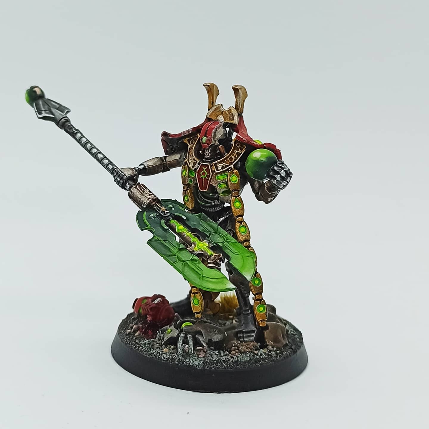 J-O-A-T on Twitter: "Converted Overlord finished with custom Staff light and resurrection orb #40k #necrons #necron #gamesworkshop #paintingwarhammer40k #wargaming #miniatures #wh40k #warhammer #wepaintminis #warmongers