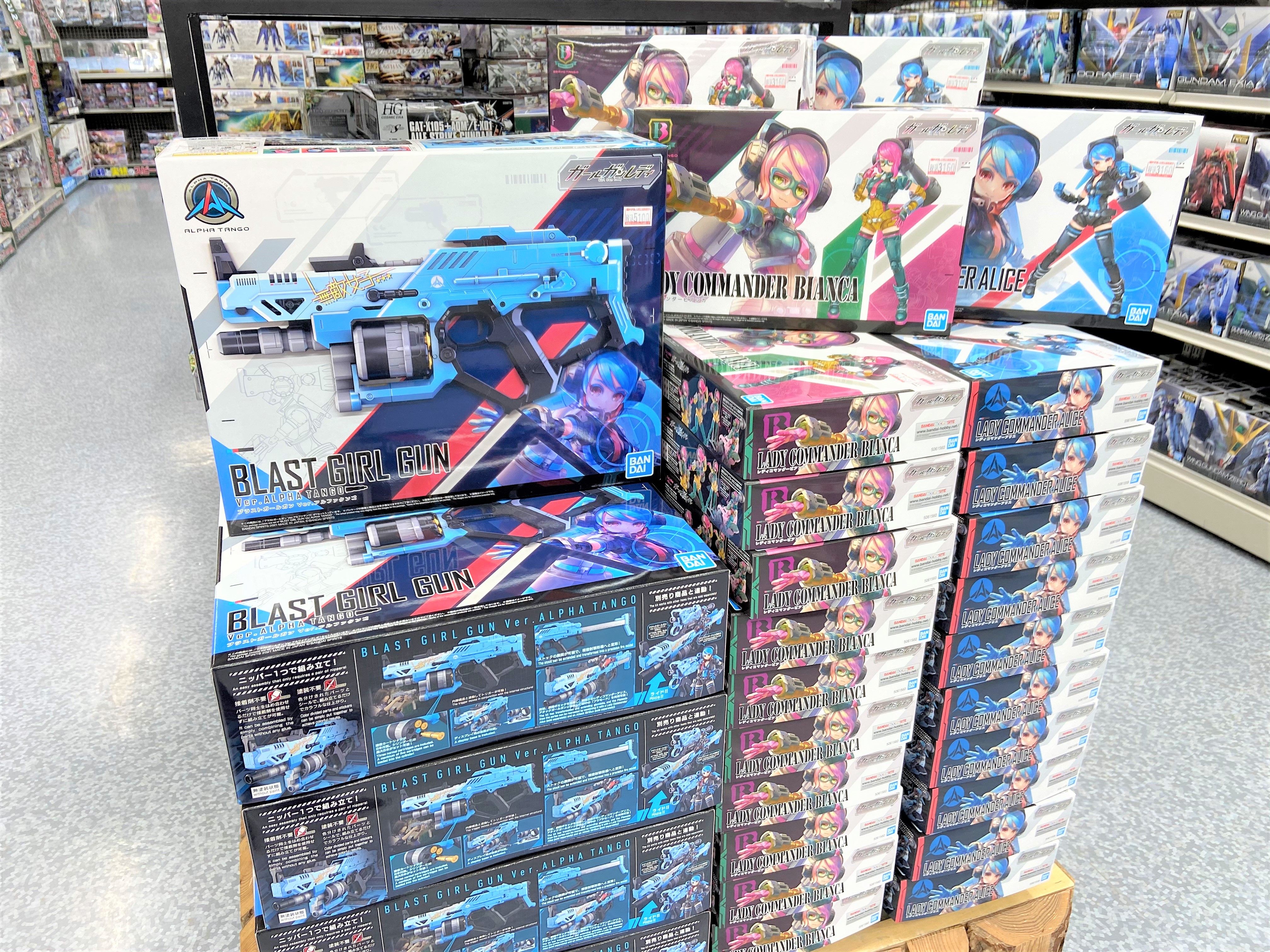 ヨドバシカメラ 博多店 販売員オススメプラモデル 本日最終回を迎えるドラマ ガールガンレディ の 関連 プラモデル をご用意しております 1 1での立体化で 劇中そのままの姿をお客さまの手で再現することができます B1fホビー