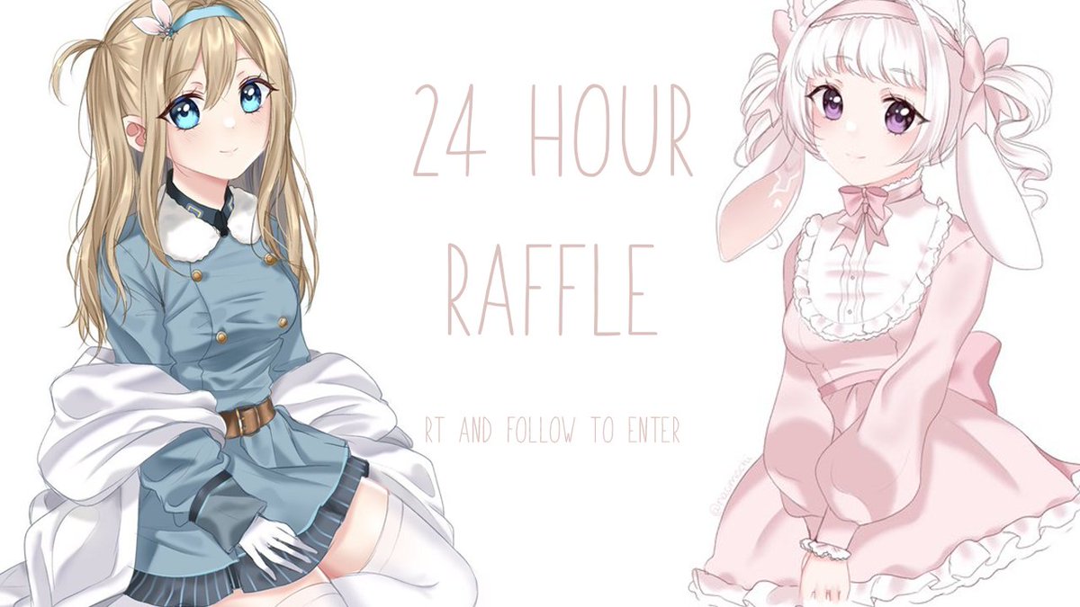 24 HOUR RAFFLE! 
Win a bust sketch of your character by choice! 
RT + FOLLOW to enter!  #raffle