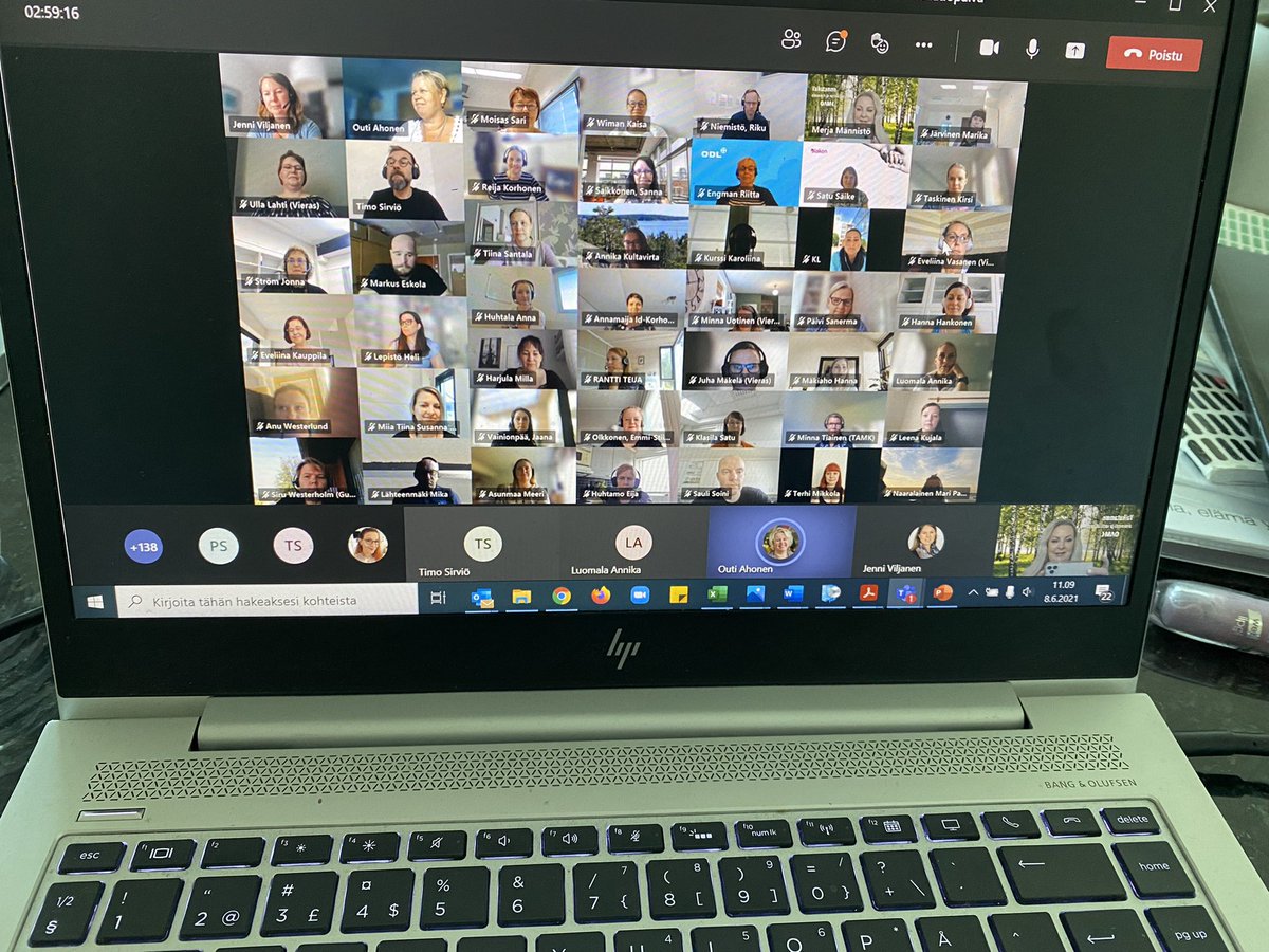 Käynnistimme tänään Monialainen  osaaminen sosiaali- ja terveysalan digitalisaation kehittämisessä (MODI) 30 op -erikoistumiskoulutuksen. Linjoilla 140 ammattilaista;mahtava moniammatillinen ryhmä ja innostunutta keskustelua.

#yhteisöllisyys #sotepeda247 #oamk <a href="/oamk_ouas/">Oamk</a>