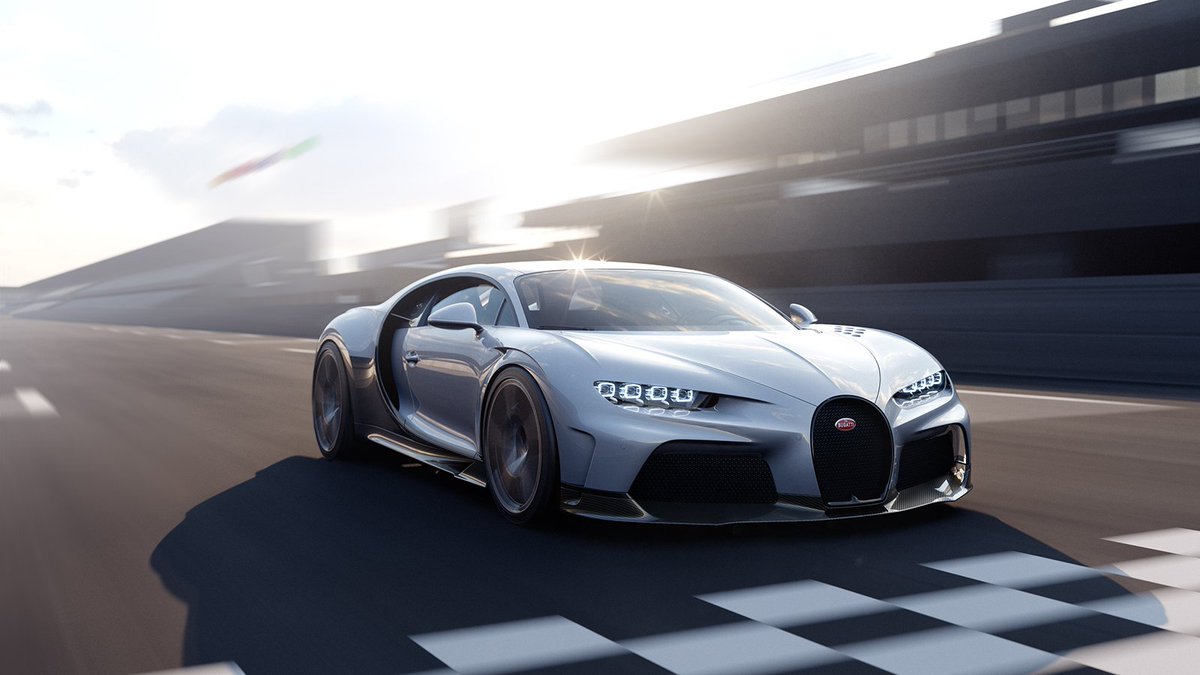 viewsfrance's tweet photo. Bugatti a dévoilé la Chiron Super Sport 🏁

De 0 à 200 kilomètres en 5,8 secondes. https://t.co/H0mjy2mwAB