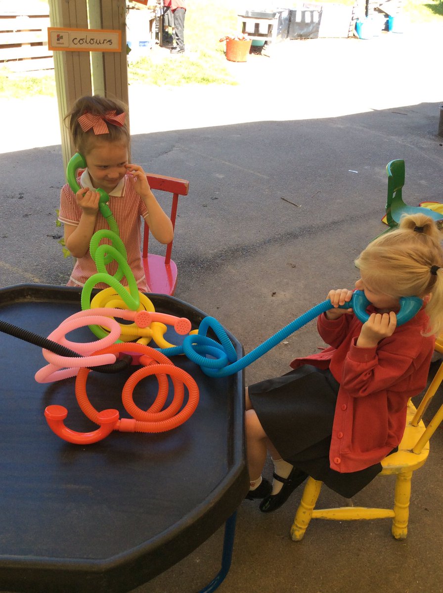 The EYFS children are enjoying using our new speaking and listening resource to talk to their friends and ask questions.