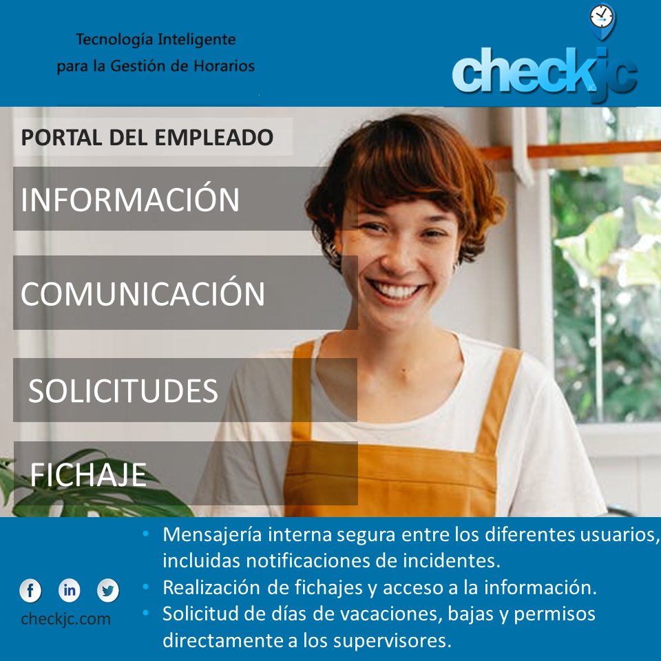 SistemaCheckJC's tweet photo. La familia de #Soluciones @SistemaCheckJC sigue creciendo para ayudar a las empresas a gestionar #tiempos y #personas de manera eficiente. y también para ponérselo fácil a nuestros empleados.

https://t.co/AIH4kSii0M

#rrhh #registrojornadalaboral #gestióntiempo  #comunicación https://t.co/AdJNBm8zry