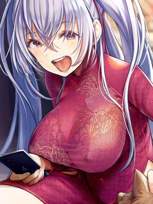 「この子おにーさんのワンちゃん?かわいいね〜❤️」
(犬散歩しててよかった…連絡先教えてもらえるかな…?)
#UW5 #ツインテちゃん 