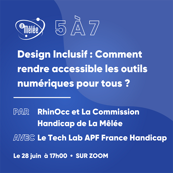 RhinOcc_'s tweet photo. #SaveTheDate Nous organisons le 28 juin prochain un webinaire sur le Design Inclusif : Comment rendre accessible les outils numériques pour tous ? Avec de nombreux témoignages ! @apfhandicap @La_Melee 

📅 Toutes les infos 👉 https://t.co/ytGLDlqh7L https://t.co/JuvvZH2awk
