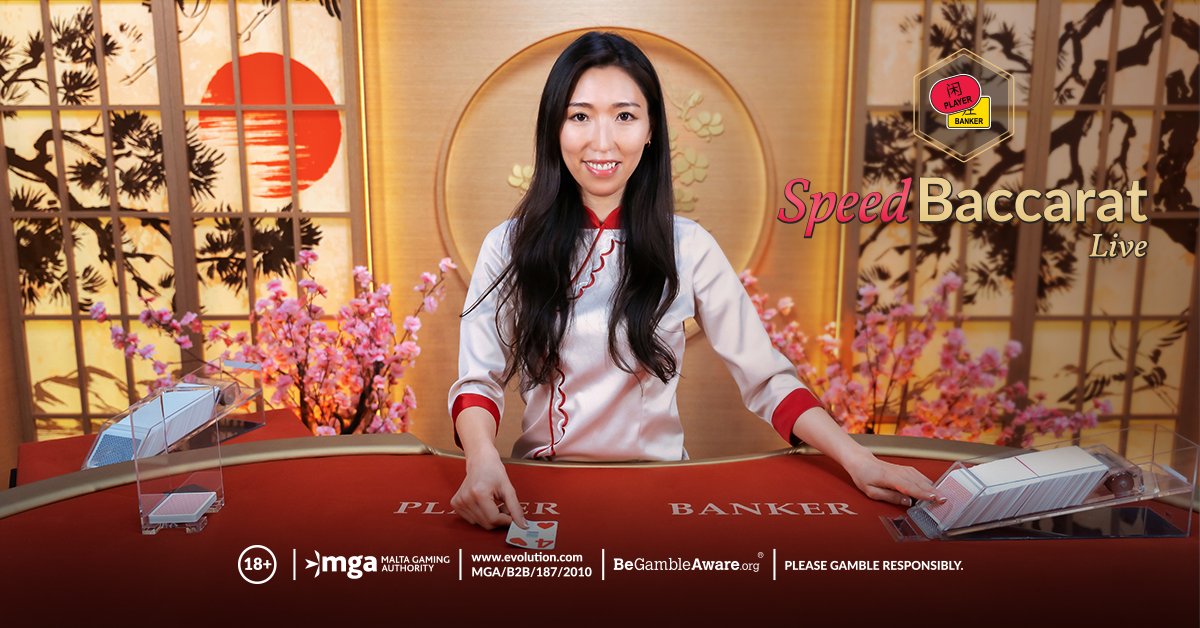 Evo_global's tweet image. Japanese-speaking dealers welcome players to our super-fast Japanese Speed Baccarat – a fast-paced game with maximum betting opportunities and excitement, presented in a stunning Japan-themed studio!

#speedbaccarat #japanese

🔞begambleaware.org.Please gamble responsibly.