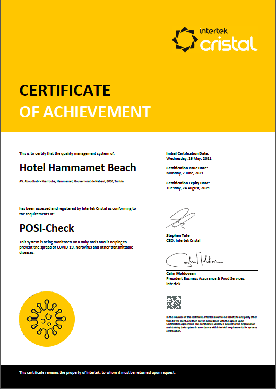 HammametB's tweet image. Hôtel Hammamet Beach, l'esprit serein 
L'été est à vous 
#HammametBeach #PosiCheck #safe #Tunisie #Hammamet