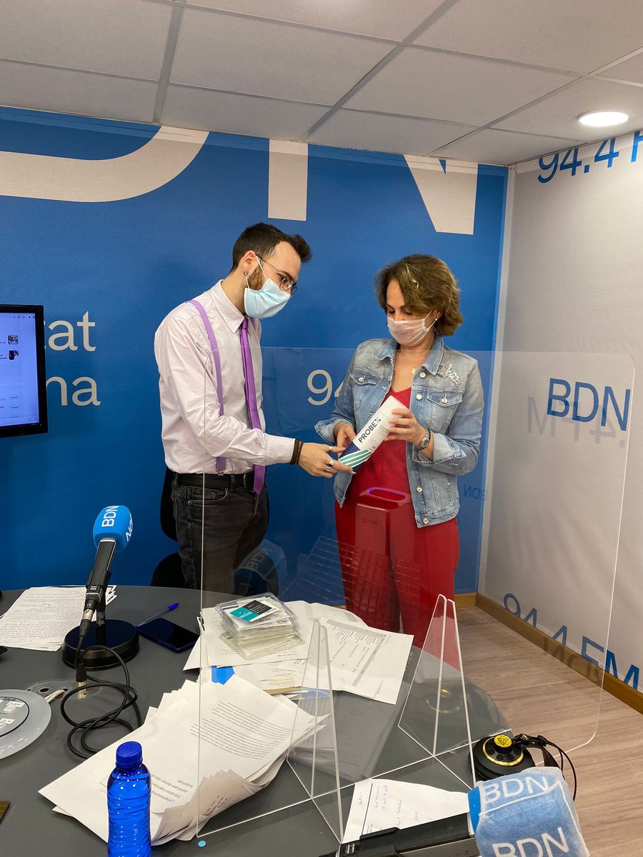 Probexes's tweet photo. Gracias #BDN Ràdio Ciutat de Badalona por dar voz a nuestro proyecto y apoyar a las empresas de Badalona. @bdncom
#probex #covid19 #mascarillatransparente #radio #prensa #badalona #mask https://t.co/scTJrovCLn