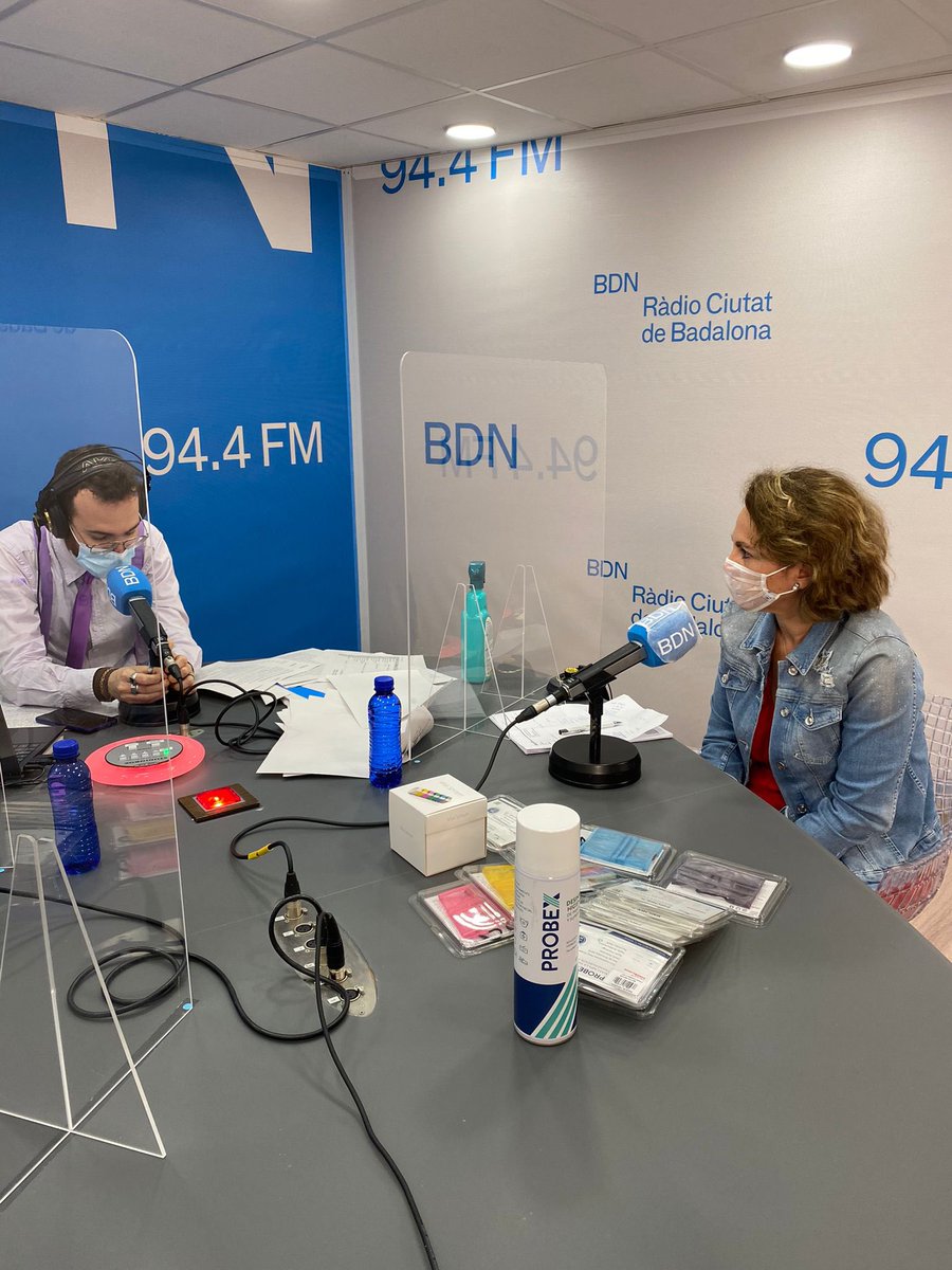 Probexes's tweet photo. Gracias #BDN Ràdio Ciutat de Badalona por dar voz a nuestro proyecto y apoyar a las empresas de Badalona. @bdncom
#probex #covid19 #mascarillatransparente #radio #prensa #badalona #mask https://t.co/scTJrovCLn