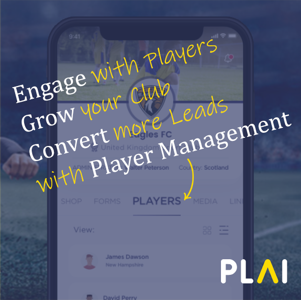 PLAISport's tweet photo. 📈 Tracking NEW LEADS is vital to your Sports Teams growth.
🤼 With PLAI, you can Engage, Connect & Manage the players within your Sports Team better than ever before!
⬆️ Be sure to bulk Import your current contacts & gather more along the way #TipTuesday #lessworkmorePLAI https://t.co/G33JknKaAq
