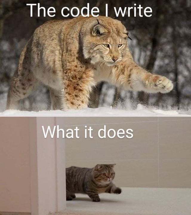 amitp9201's tweet image. #CodeMeme:- So true😭🐯

#100DaysOfCode #MachineLearning #Python