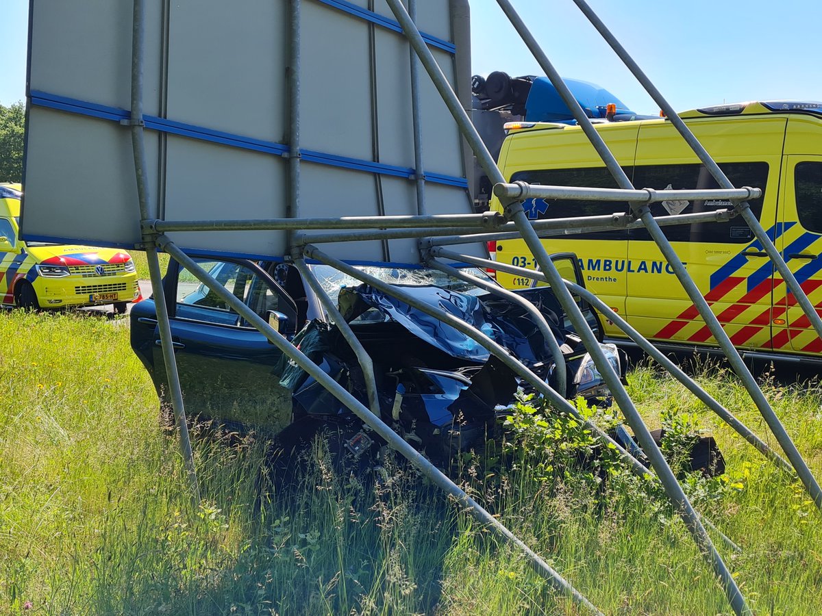 Melding ambulance Balkenweg Assen inzake ongeval
