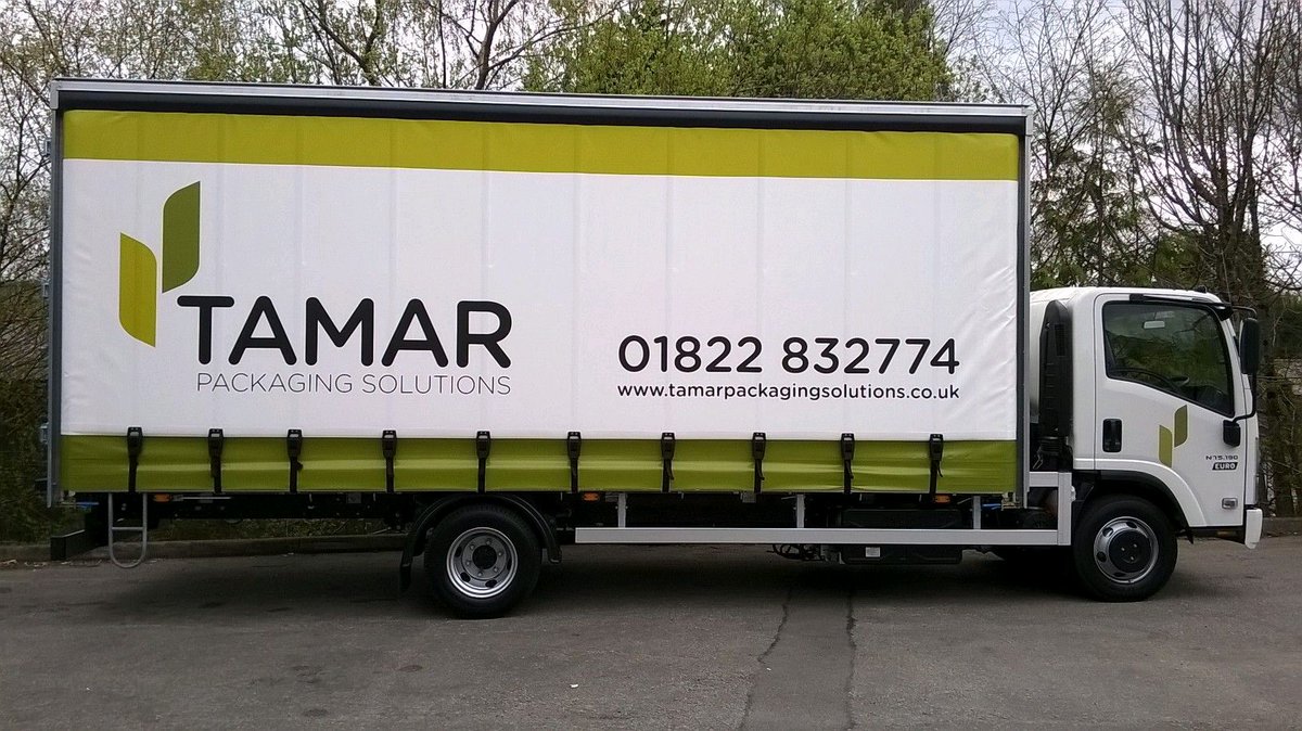 TamarPackaging's tweet image. Our lorry is loaded and ready to go!
