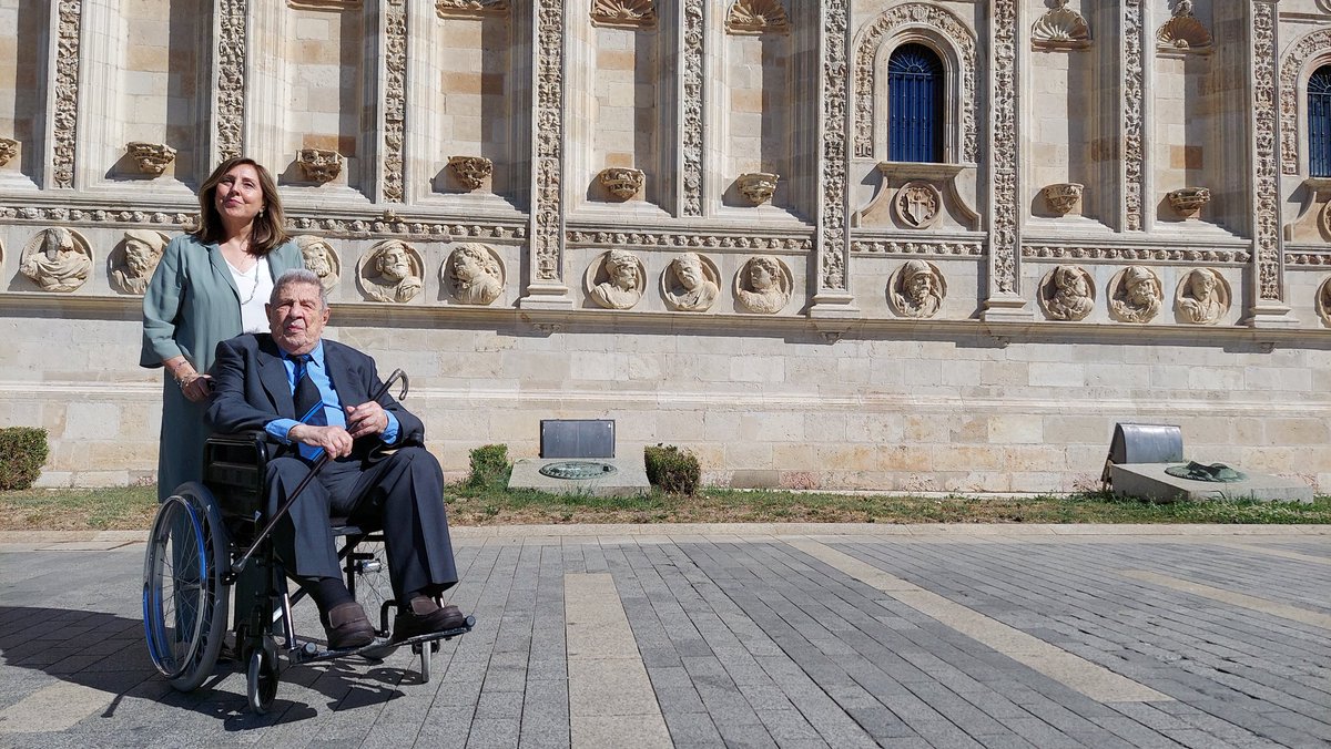 Josep Sala regresa hoy a San Marcos, el campo de concentración franquista en el que estuvo prisionero en 1939. Aquí vio sufrir y morir a decenas de compañeros. Tiene 101 años.