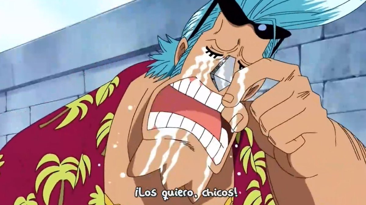 loredito's tweet photo. Franky: *se verguea a Usopp, le roba el dinero y se lo gasta*

Tambien Franky: https://t.co/eKT53Inttm