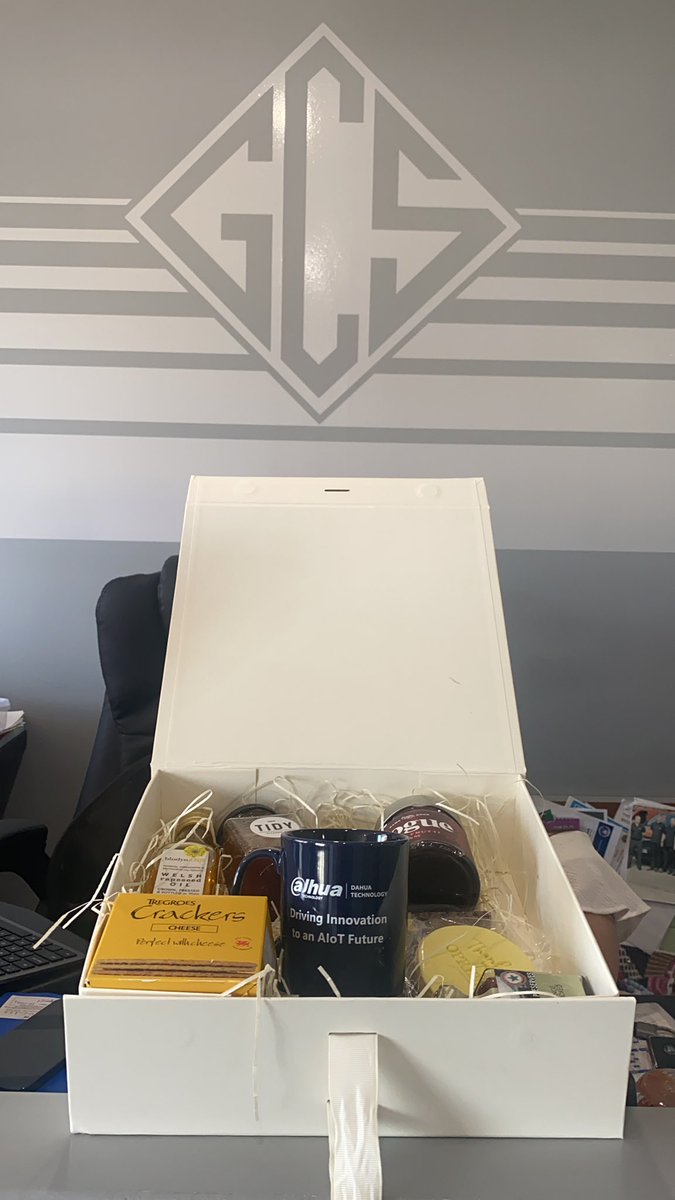 Thanks #oprema #Dahua the office will enjoy their hamper today