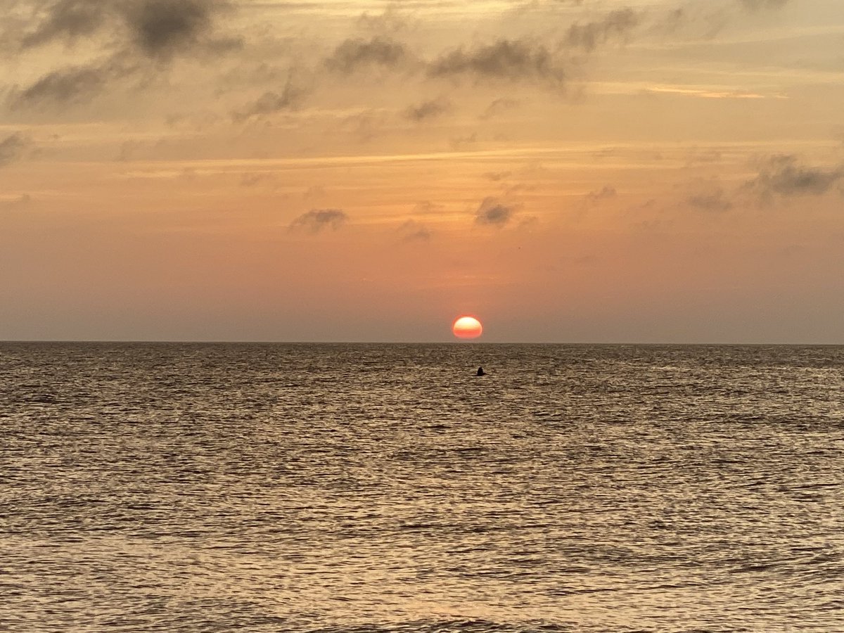 There's a sunrise and a sunset every day and they’re absolutely free. #sunrise #VirginiaBeach