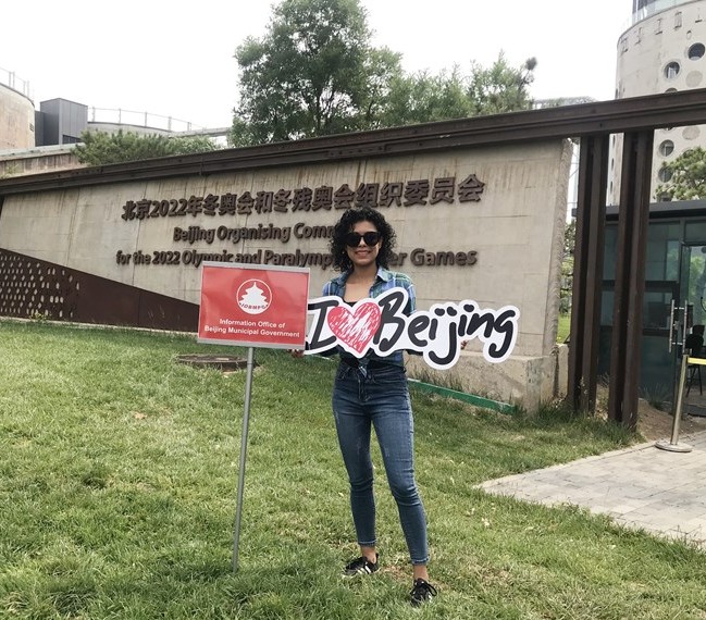 SpotlightBJ's tweet photo. ๐โ๏ธCheer for @Beijing2022ย
The foreign delegation of the #RediscoverBeijing tour witnessed Beijing's preparations for the #WinterOlympics as they visited the Winter Olympics & #Paralympics exhibition center and the Games' Big Air #snowboarding venue at #Shougang Park, Beijing. https://t.co/FMnpmrJHHd