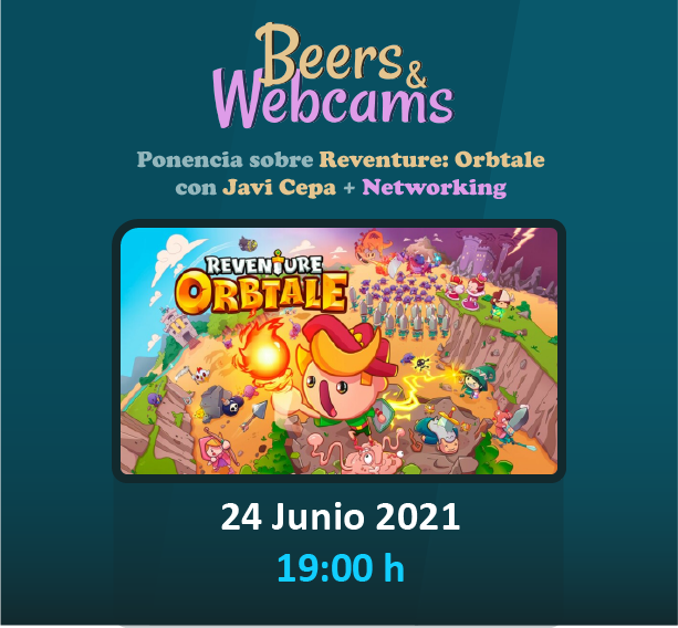 BeersAndWebcams's tweet photo. ¡Siguiente fecha confirmada! La III edición de #BeersAndWebcams llega este 24 de junio a las 19:00h de la mano de @JaviCepa, CEO y Design Director de @Pixelatto quien viene a hablarnos de su nuevo juego 'Reventure: Orbtale'. ¿Te unes? 🍻 https://t.co/BHSPo9wxJz