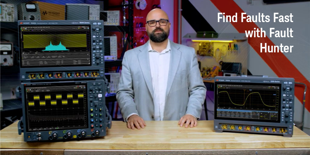 Keysight_UK's tweet photo. Don't miss out! Watch this 3 minute video on the #FaultHunter feature on our #Infiniium oscilloscopes. Quickly find the faults in your system - get better results, faster with the EXR and MXR-series #oscilloscopes. https://t.co/WTzDd9ae4r https://t.co/XcaUP6qxj1