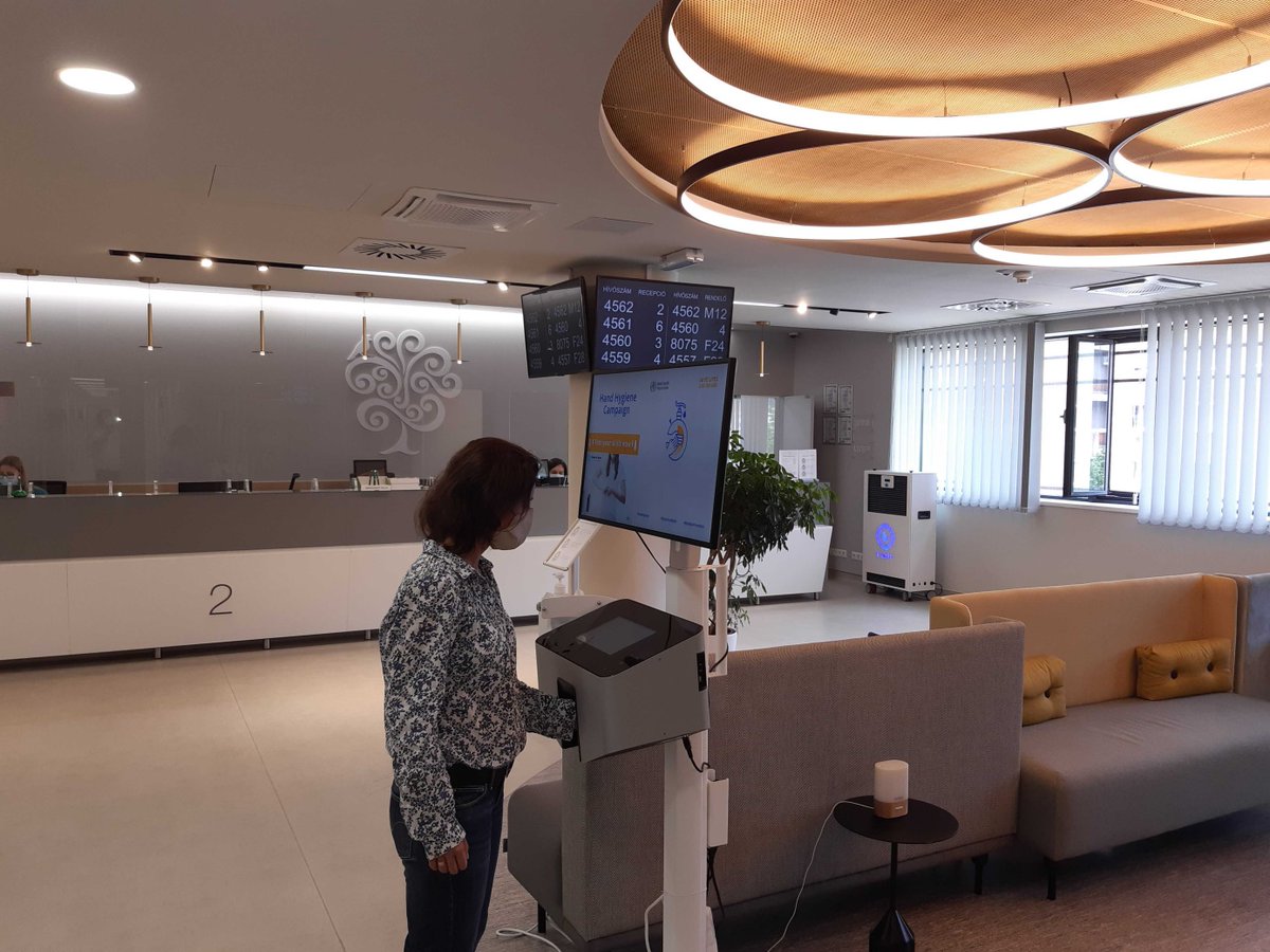 HandinScan's tweet photo. Semmelweis Scanner already helps proper hand hygiene in Buda Health Centre too.
#SemmelweisScanner #Budapest #HandInScan https://t.co/SYPGsZmd0v