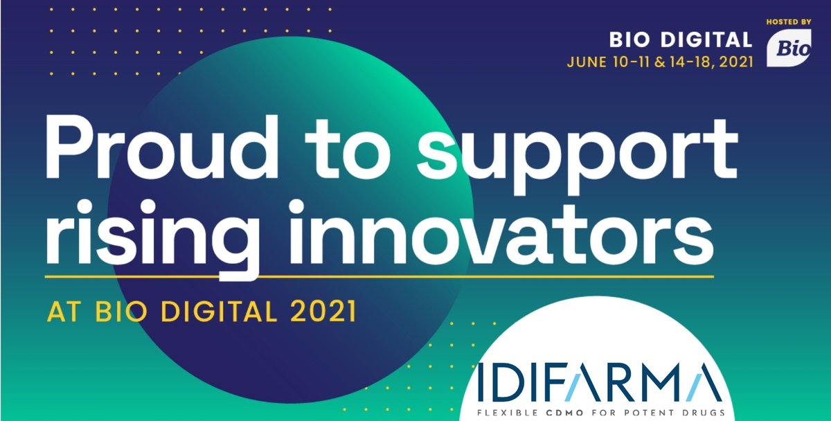 Idifarma's tweet photo. Idifarma will be participating in #BIODigital2021 to explain our specialist CDMO services to innovators worldwide, helping them bring their products to clinical trials quickly and efficiently.

Request a meeting with out team at meet@idifarma.com

#Idifarma #CDMO #Innovation https://t.co/IhGboPUdUl