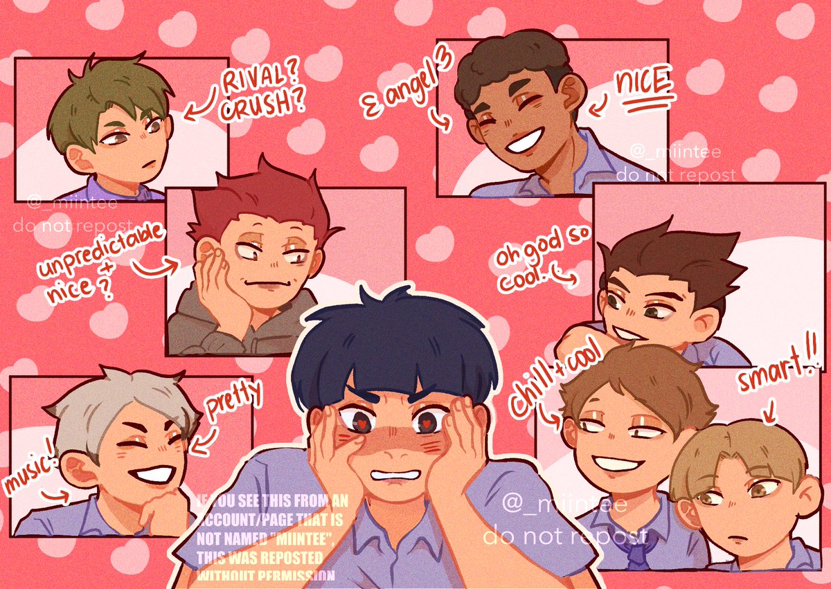 day 1: goshiki's first crushes 
[ #hqprideweek  #ハイキュー  #haikyuufanart ] 