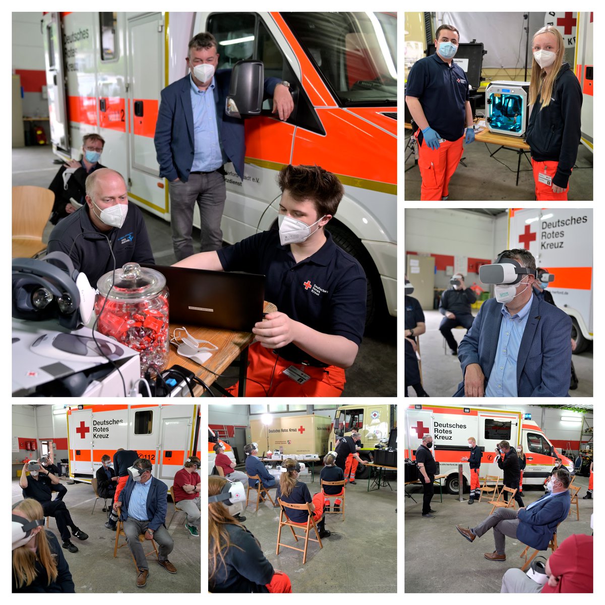 #VR Training #DRK Bereitschaft 🚑 + Kreis Herford #Feuerwehr-Leitstelle 🚒

#VR #Classroom ausprobieren und kennenlernen.

<a href="/DRK_KV_Herford/">DRK KV Herford-Stadt e.V.</a> <a href="/RTW_Simulator/">RTW-Simulator</a> <a href="/XR_Co_WorkSpace/">XR Co-Working Space</a> <a href="/rivr_uk/">RiVR.uk</a>