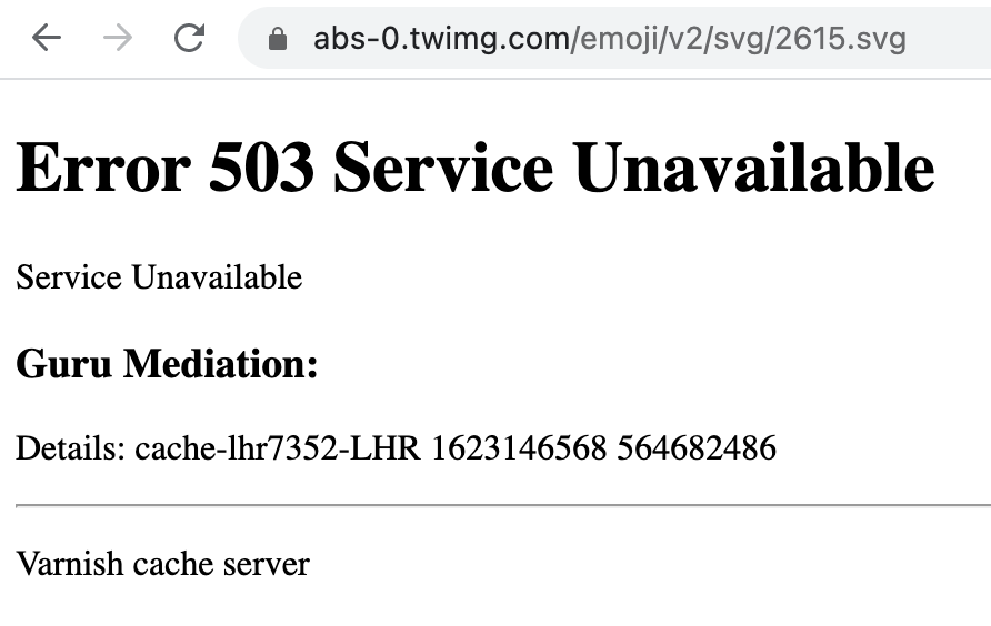 samsterngoogle's tweet photo. Interestingly it looks like Twitter is having the same sort of issues. Maybe some sort of cloud outage? https://t.co/NxMCrr7Z5x