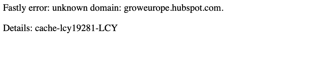 Was so enjoying <a href="/HubSpot/">HubSpot</a> #groweurope event when I suddenly got this error message...

Ugh oh...the curse of the *virtual* conference strikes again!