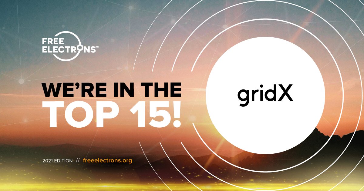 getgridX's tweet image. 🚀 After pitching gridX to 8 global utilities in the 1st round bootcamp of the @freeelectronspr, we were selected as one of the top 15 startups to advance to the next round, the Master Module. Stay tuned for the next steps! 
#FreeElectrons2021 #energystartups #futureofenergy