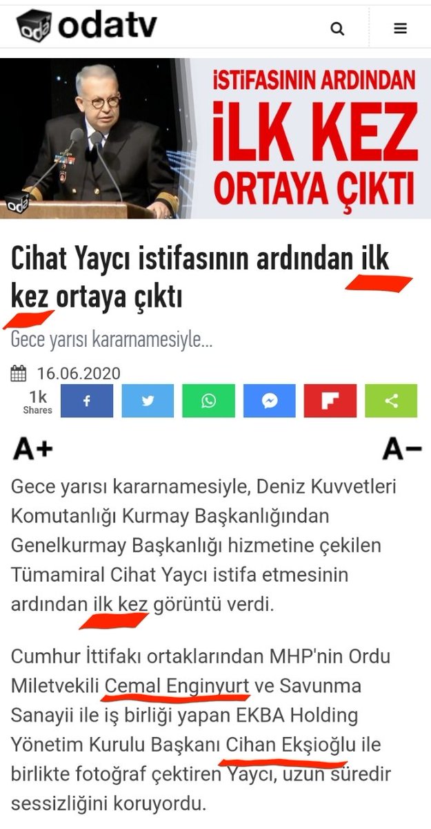 HDemirtasTR's tweet photo. Yahu #CihatYaycı (Tavşan Rıfkı kod)
1 insanın çevresinde
1 tanecik
- onur ve şahsiyet sahibi olan
- suça bulaşmamış
- milletini yolmayan
insan evladı olmaz mı?
Sen ne biçim devlet adamıymışsın ki ilk "iltisaka girdiğin" mültesiklerin hep böyle çıkıyor.
#KöstebekAmiral kim? https://t.co/nXYnYcB14W