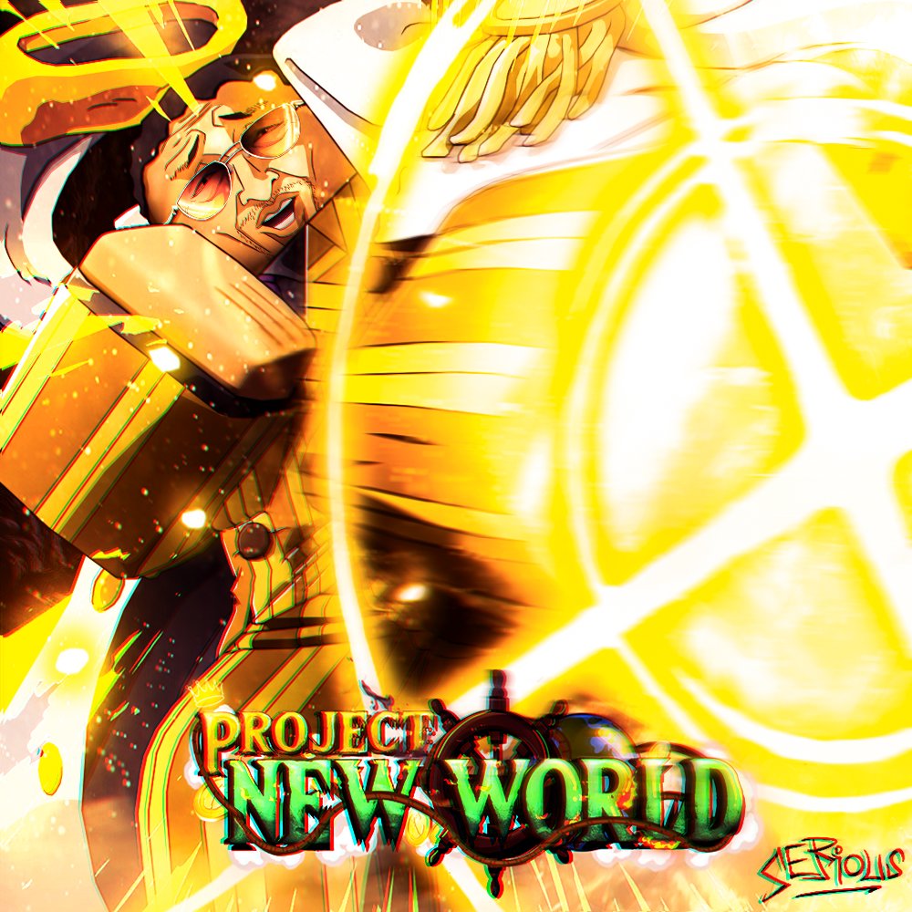 SeriousBW on X: PROJECT NEW WORLD UPDATE SOON?! - Kizaru GFX Thumbnail -  Commissioned by @incurr8 - Discord Link:  - Game  Link:  - #robloxart #roblox #robloxgfx #robloxdev  #robloxart - Likes