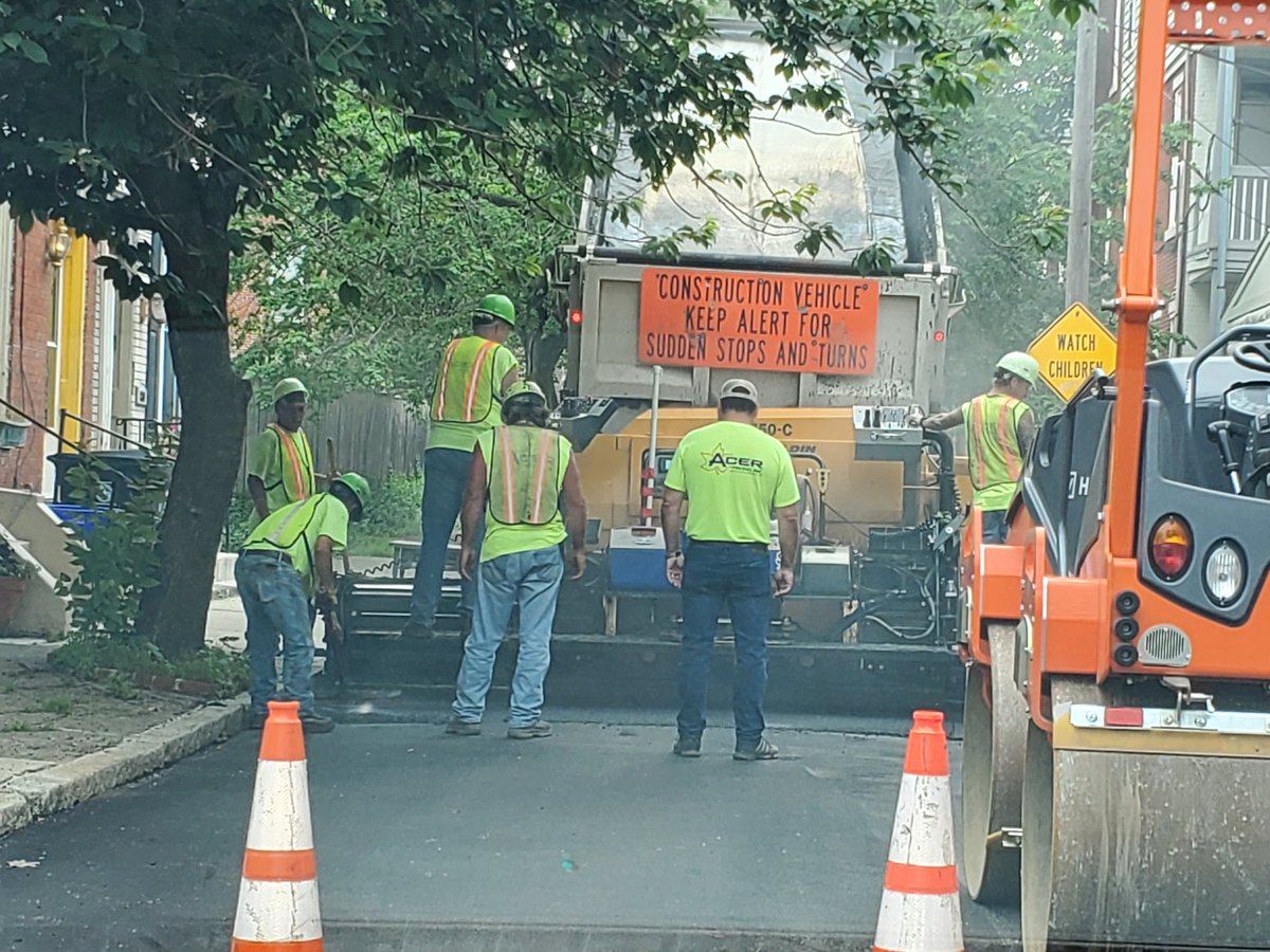 UGI's subcontractor, Acer Paving  on Penn Street