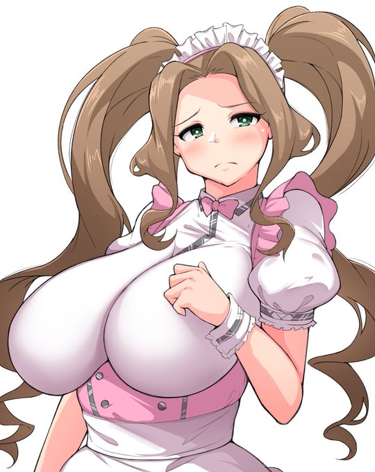 千鶴さんツインテにしてプリティウェイトレス着てくれ 