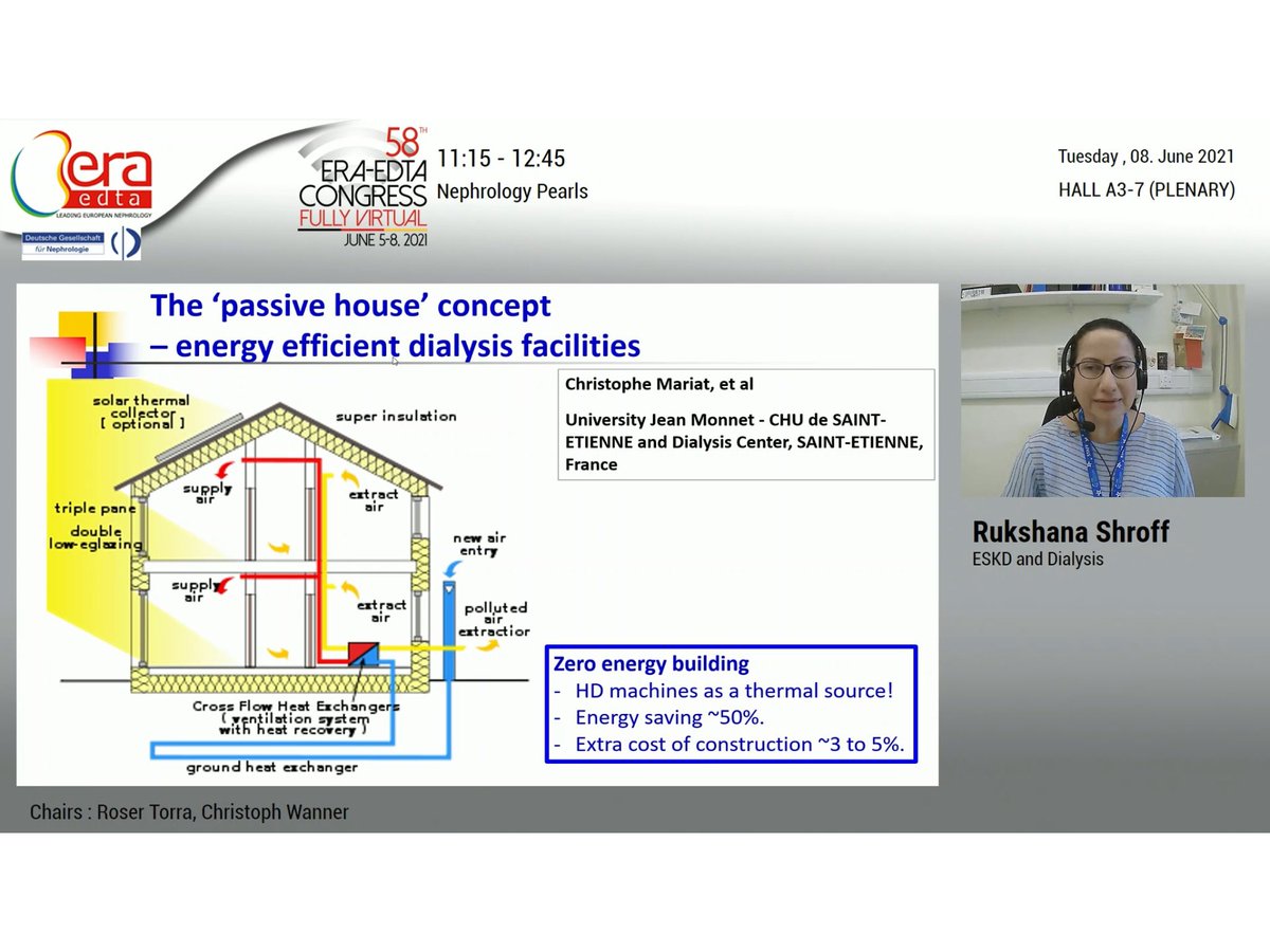 Rukshana Schroff: two novel approaches to reducing environmental impact of ESKD #GreenNephrology #ERAEDTA21