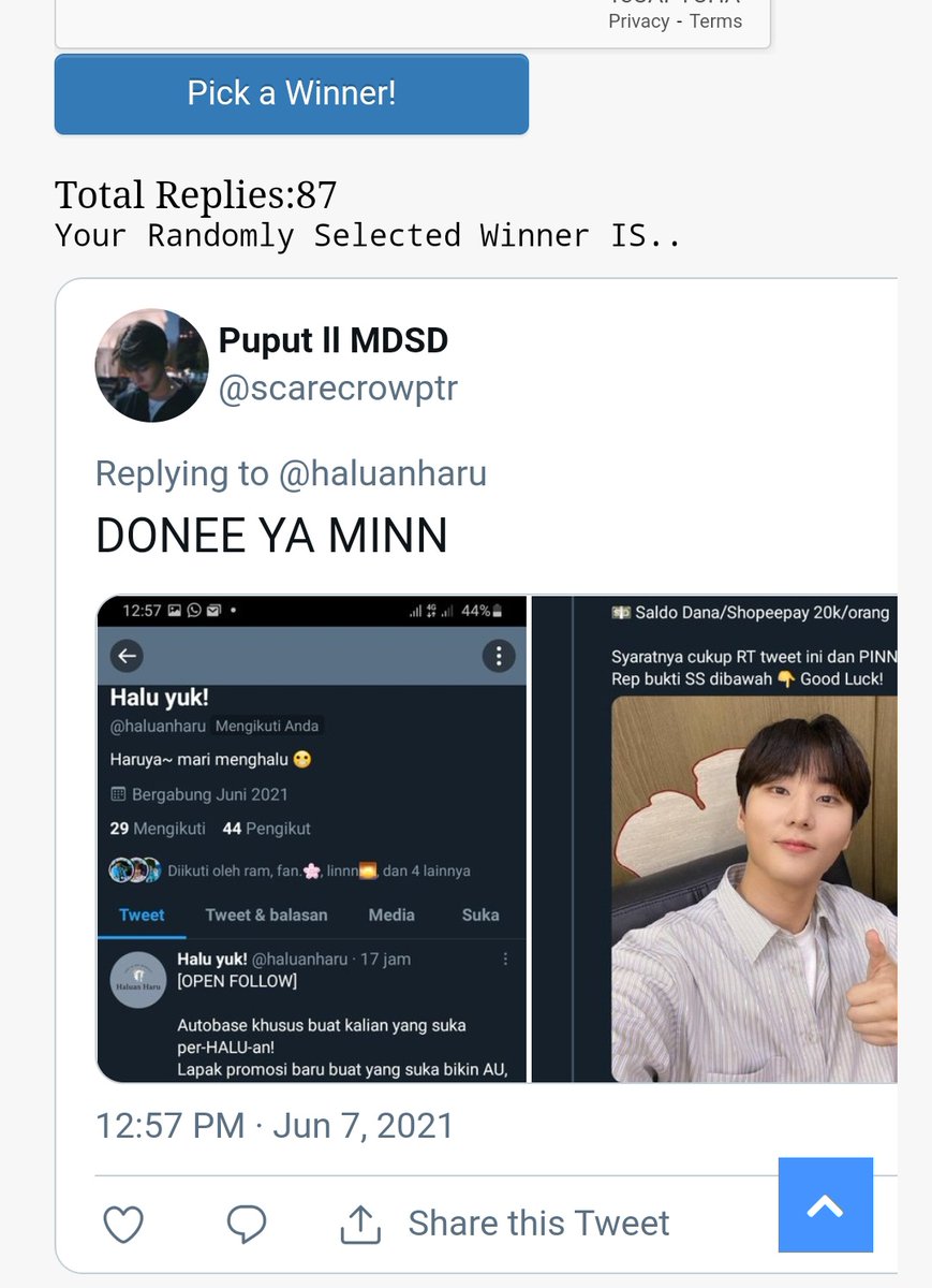 AU_FESS's tweet photo. Maafff telat banget hehe so heres the winners! Selamat buat @eajaehyvng @scarecrowptr ditunggu DM nya ya 😁😁 https://t.co/cz7GxH1brl
