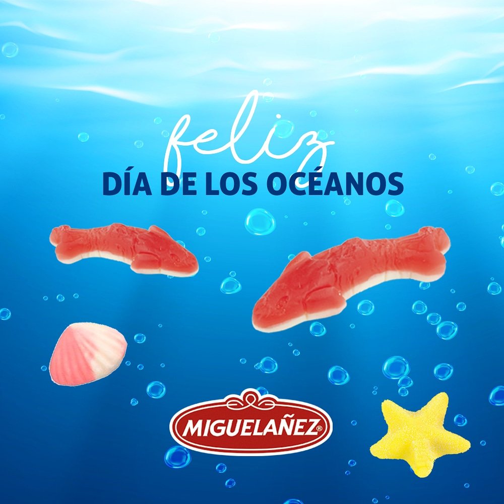 ¡Hoy es el Día de los Océanos y tenemos 1 kilo de tiburones para ti! 
- Síguenos.
- Menciona en RT a un amig@.
¡Suerte! #sorteo #díadelosocéanos #tiburones #golosinas #gominolas