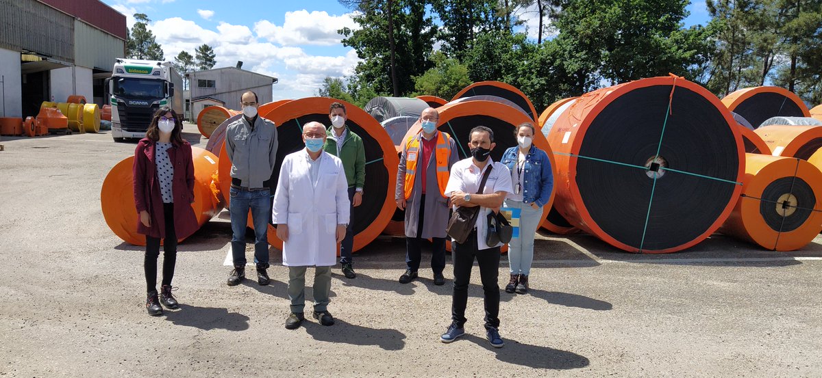 ATIGA_'s tweet photo. Nuestro Centro @aimenct participó ayer en una demo del equipo multipropósito de ensayo de bandas transportadoras, fabricado en el marco del proyecto #BERTA, en las instalaciones de #Kauman.

#CONECTAPEME2018 
@axenciaGAIN
 @Xunta 

 #FEDER #aimenresearch #advancedmaterials https://t.co/fXsHmrVxTa