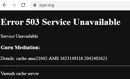 resiko ga punya artifact repository sendiri, begitu pypi mati, wassalam nginstall module
#pypi #python