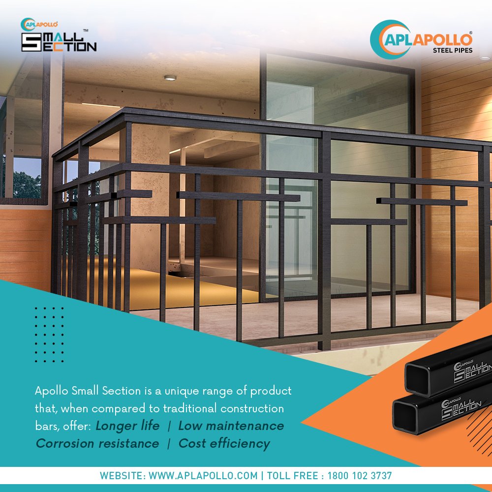 APL Apollo Tubes Limited on Twitter "Apollo Small Section comes with designer look and high